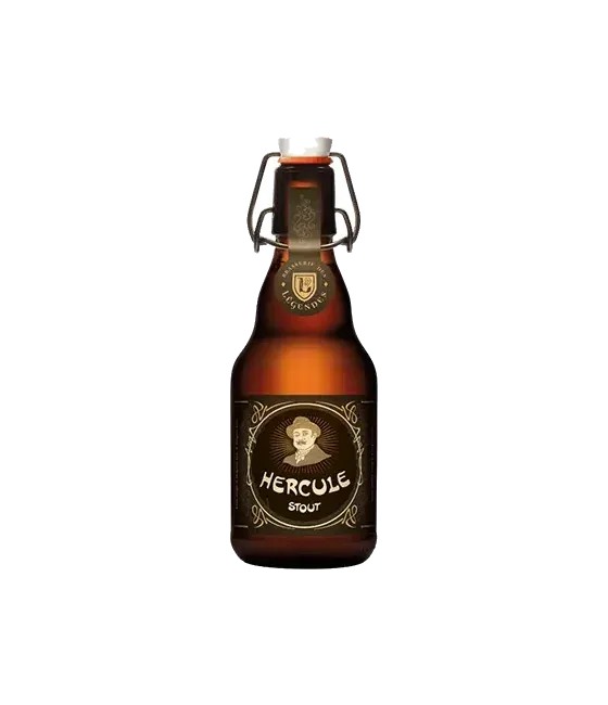 Brasserie des Légendes Hercule Stout, fles bij slijterij t Bockje in Bathmen