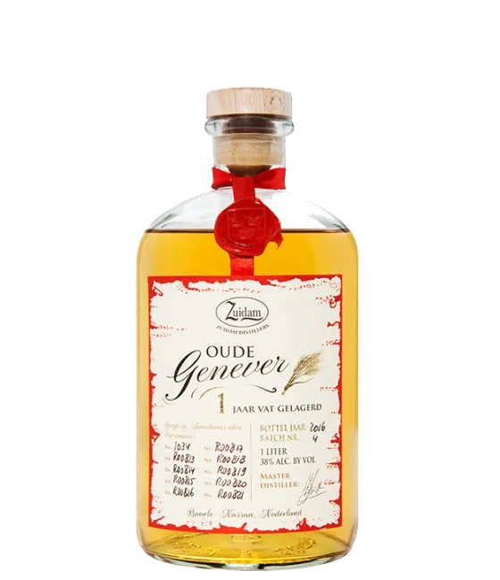 Zuidam Oude Genever 1 Jaar 100 cl, fles bij slijterij t Bockje in Bathmen