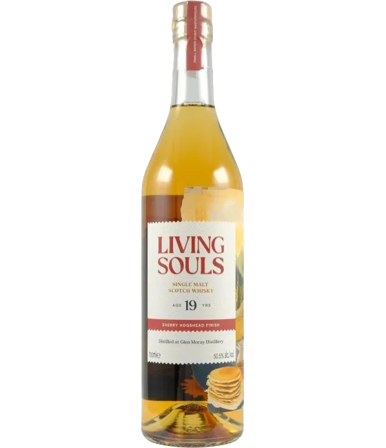 Living Souls Glen Moray 19 Years Old, fles bij slijterij t Bockje in Bathmen