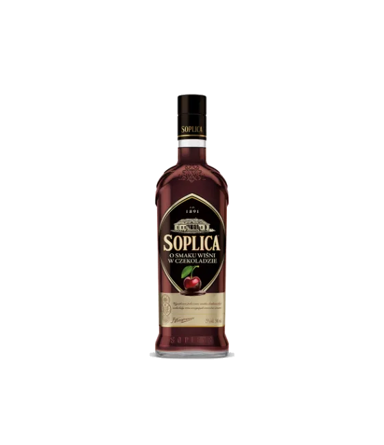 Soplica o Smaku Wisni w Czekoladzie, fles bij slijterij t Bockje in Bathmen