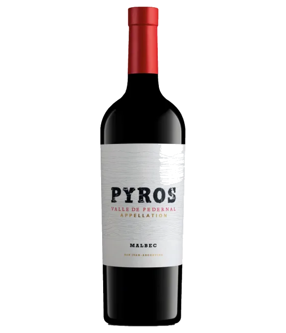 Pyros Appellation Malbec, fles bij slijterij t Bockje in Bathmen