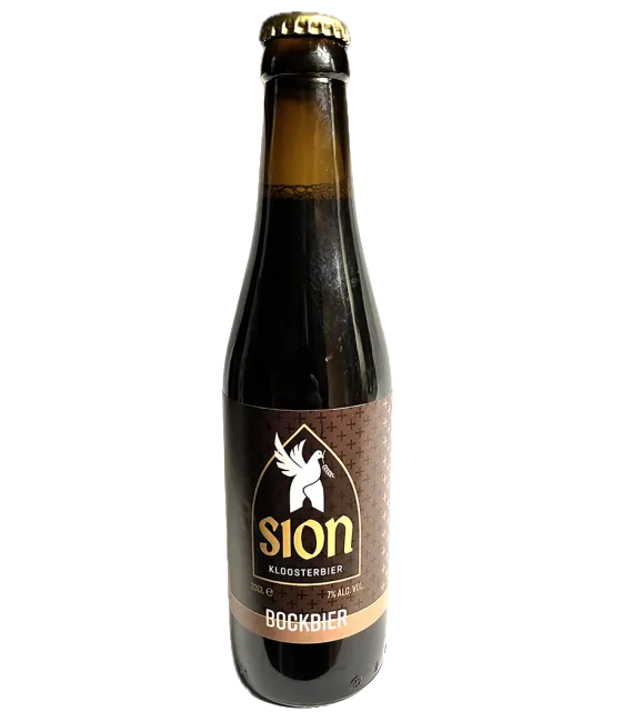 Sion Bockbier, fles bij slijterij t Bockje in Bathmen