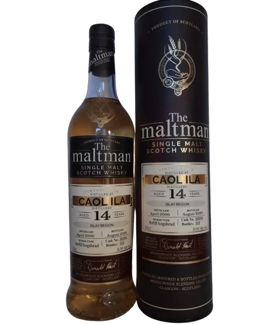 The Maltman Caol Ila 14y 2006, fles bij slijterij t Bockje in Bathmen