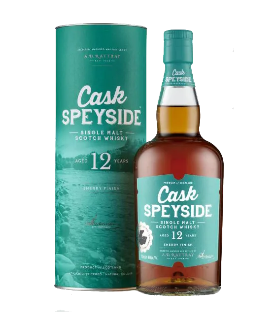 Cask Speyside 12 Years Old Sherry Finish, fles bij slijterij t Bockje in Bathmen