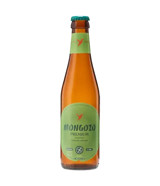 Mongozo Premium Pilsener, fles bij slijterij t Bockje in Bathmen