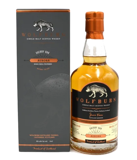 Wolfburn Aurora, fles bij slijterij t Bockje in Bathmen