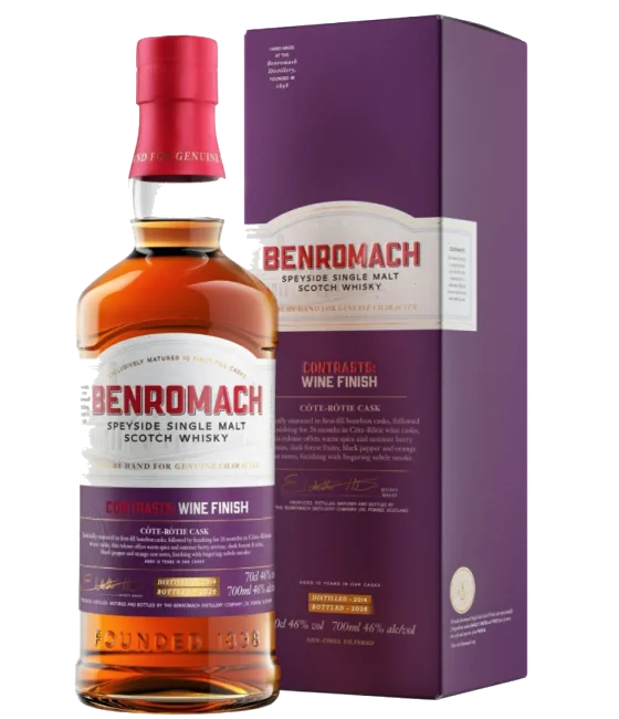 Benromach Côte Rôtie Wine Finish 2026, fles bij slijterij t Bockje in Bathmen