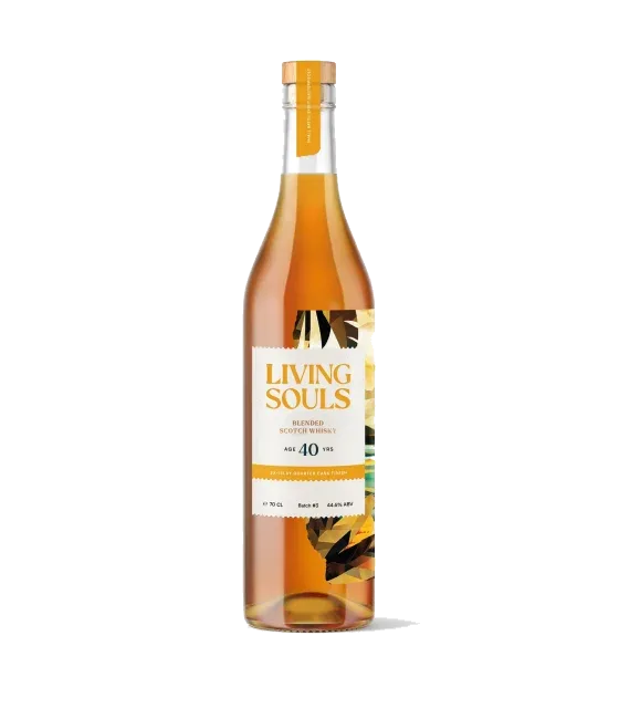 Living Souls 40Y Blended Whisky Batch #3, fles bij slijterij t Bockje in Bathmen