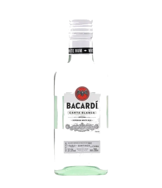 Bacardi Rum Carta Blanca 35 cl, fles bij slijterij t Bockje in Bathmen