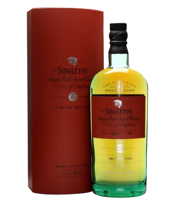 Singleton of Dufftown 28 years Speyside Single Maltwhisky Release 2013, fles bij slijterij t Bockje in Bathmen