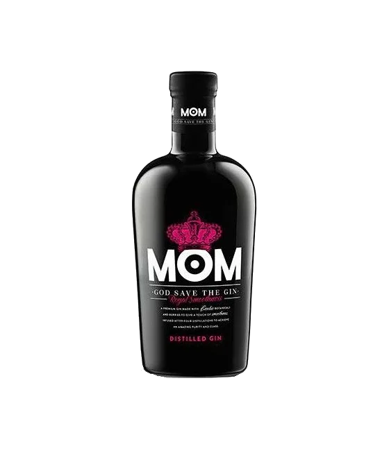 MOM God Save The Gin, fles bij slijterij t Bockje in Bathmen