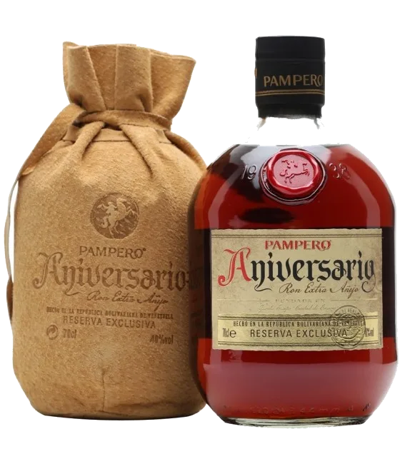 Pampero Aniversario, fles bij slijterij t Bockje in Bathmen