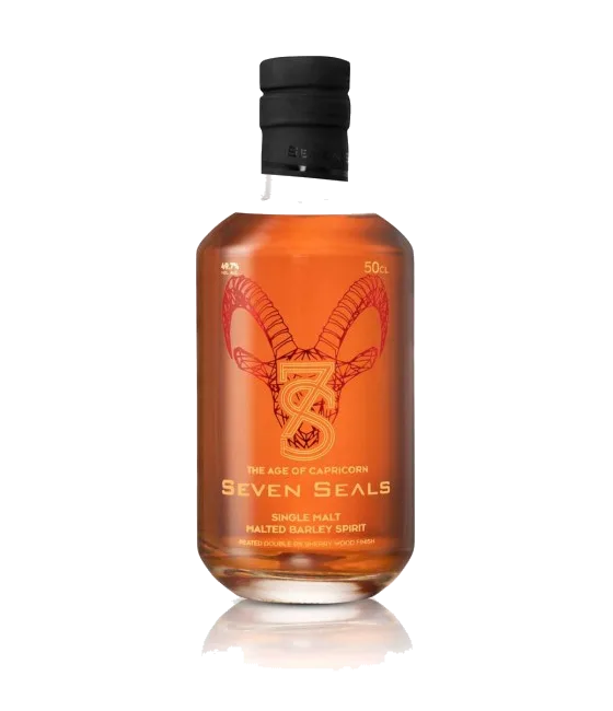 Seven Seals The Age of Capricorn, fles bij slijterij t Bockje in Bathmen