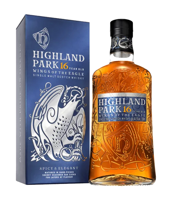Highland Park 16 Years Old Wings Of The Eagle, fles bij slijterij t Bockje in Bathmen