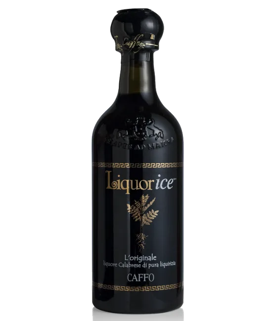 Liquorice Caffo, fles bij slijterij t Bockje in Bathmen