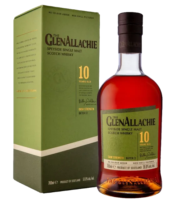 GlenAllachie 10 Years Old Cask Strength Batch #13, fles bij slijterij t Bockje in Bathmen