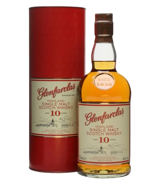 Glenfarclas 10 Years Old Single Speyside Single Maltwhisky, fles bij slijterij t Bockje in Bathmen