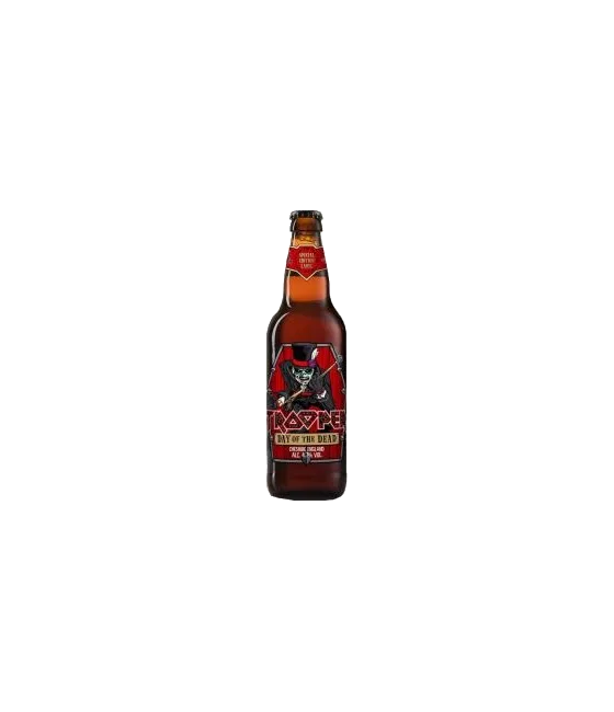 TROOPER day of the dead, fles bij slijterij t Bockje in Bathmen