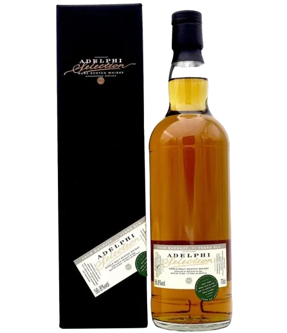 ADELPHI Macduff 11 years old, fles bij slijterij t Bockje in Bathmen