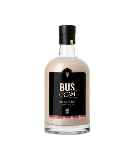 BUS Cream Whisky, fles bij slijterij t Bockje in Bathmen