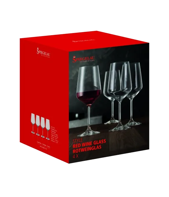 Spiegelau Rode Wijn glas (set van 4), fles bij slijterij t Bockje in Bathmen