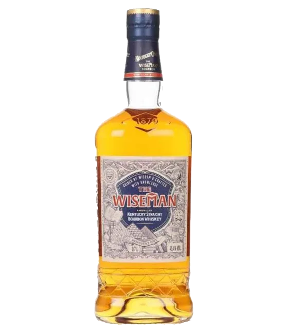 The Wiseman Kentucky Straight Bourbon, fles bij slijterij t Bockje in Bathmen