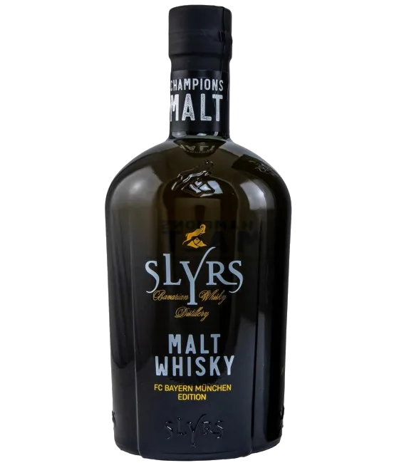 Slyrs FC Bayern München Edition, fles bij slijterij t Bockje in Bathmen