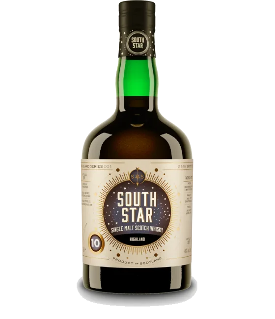 South Star Spirits 10Y Highland Series 001, fles bij slijterij t Bockje in Bathmen