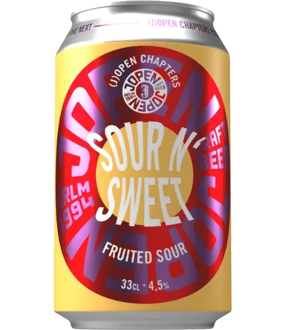 Jopen Sour N’ Sweet Fruited Sour, fles bij slijterij t Bockje in Bathmen