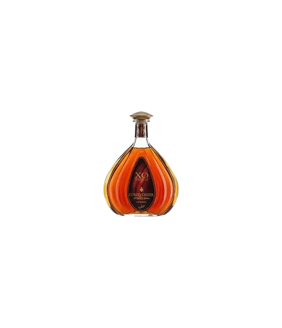 Courvoisier X.O., fles bij slijterij t Bockje in Bathmen