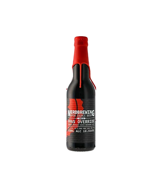 Nerdbrewing XMAS Override, fles bij slijterij t Bockje in Bathmen