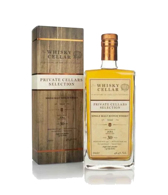 Whisky Cellar Jura 30Y 1990, fles bij slijterij t Bockje in Bathmen