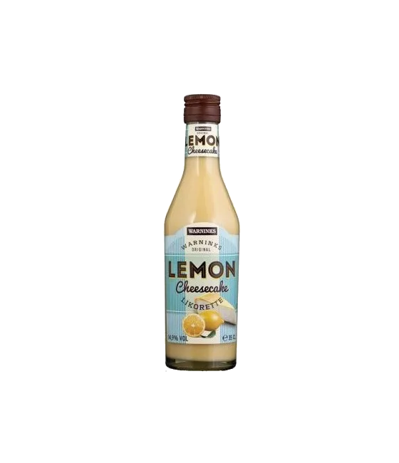 WARNINKS Lemon Cheesecake, fles bij slijterij t Bockje in Bathmen