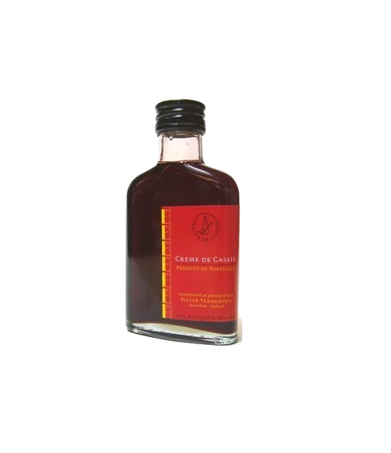 Cuisine Keukenflesje Creme de Cassis, fles bij slijterij t Bockje in Bathmen