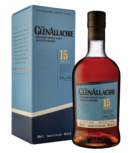 GlenAllachie 15 Years Old Single Malt, fles bij slijterij t Bockje in Bathmen