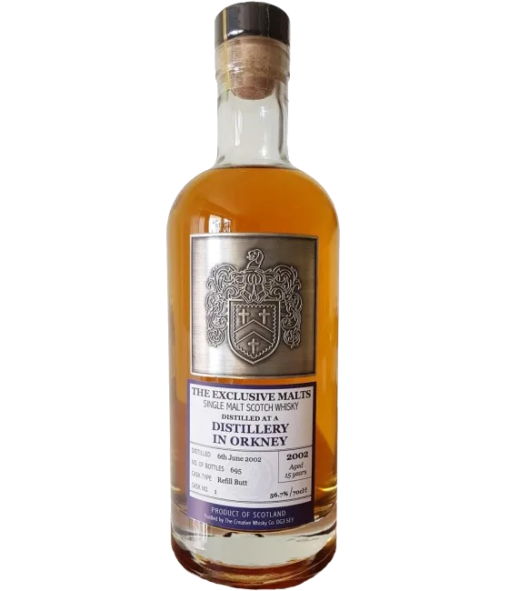 Exclusive Malts Orkney 15 Years Old, fles bij slijterij t Bockje in Bathmen