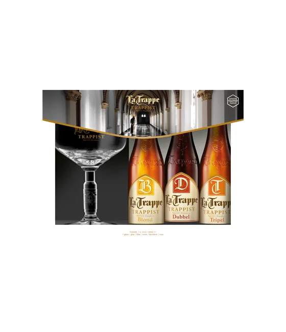 La Trappe Geschenkverpakking, fles bij slijterij t Bockje in Bathmen