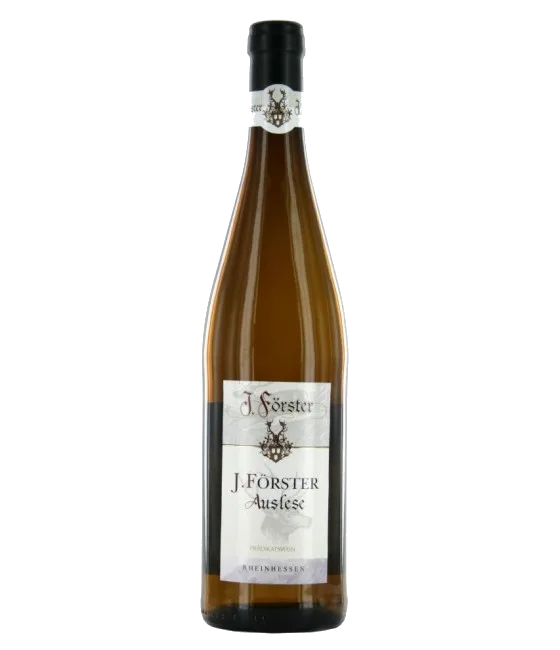 J.Förster Rheinhessen Auslese, fles bij slijterij t Bockje in Bathmen