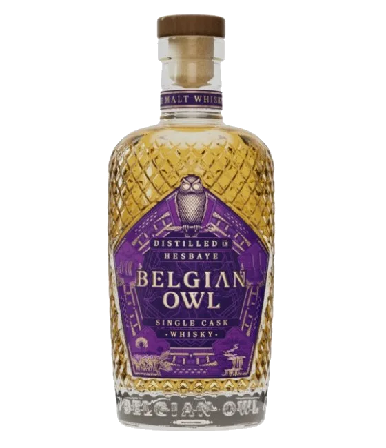 Belgian Owl Passion Single Cask Whisky, fles bij slijterij t Bockje in Bathmen