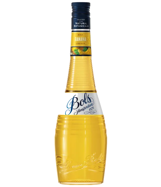 Bols Banana, fles bij slijterij t Bockje in Bathmen