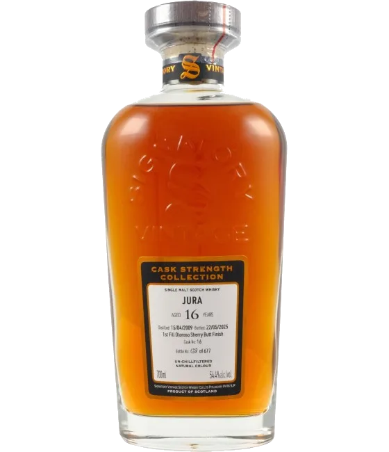 Signatory Vintage Isle of Jura 2009 16Y Cask Strength 16, fles bij slijterij t Bockje in Bathmen