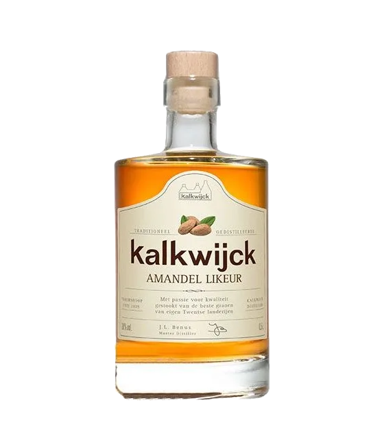 Kalkwijck Amandellikeur, fles bij slijterij t Bockje in Bathmen