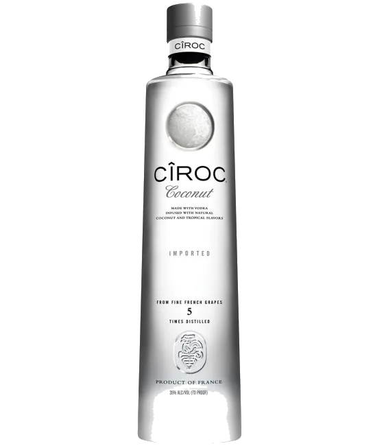 Ciroc Coconut, fles bij slijterij t Bockje in Bathmen
