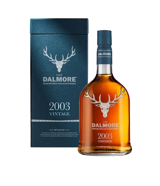 Dalmore Vintage 2003 Highland Single Malt Whisky, fles bij slijterij t Bockje in Bathmen