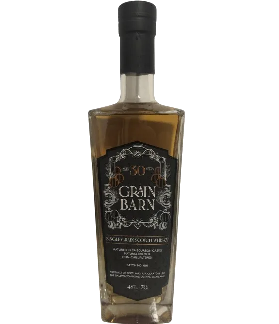 Grain Barn 30 Years Old, fles bij slijterij t Bockje in Bathmen