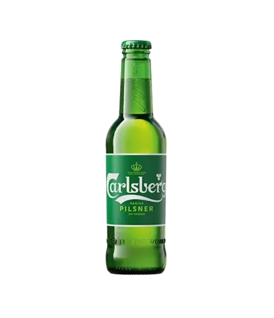 Carlsberg, fles bij slijterij t Bockje in Bathmen
