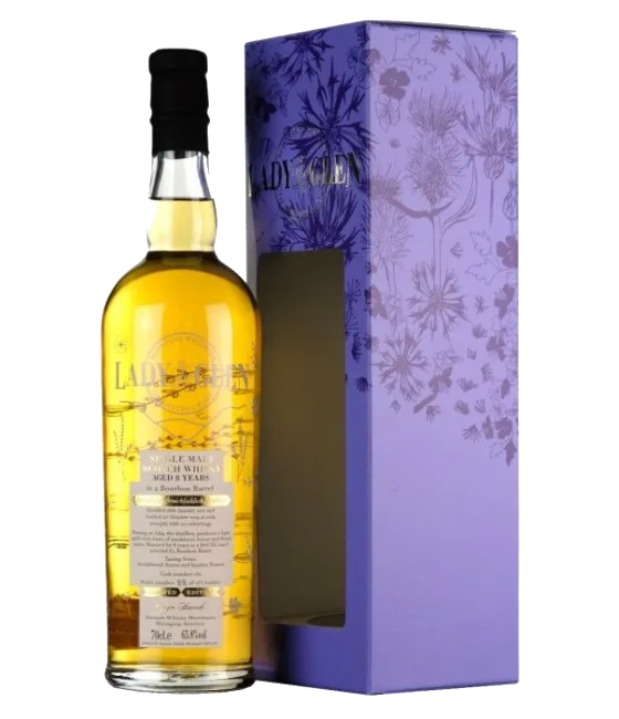 Lady Of The Glen 8Y Bruichladdich 2011, fles bij slijterij t Bockje in Bathmen