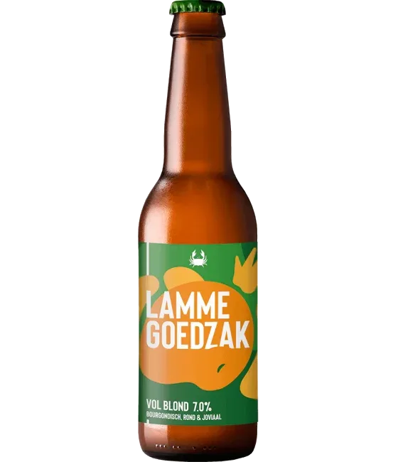 Scheldebrouwerij Lamme Goedzak, fles bij slijterij t Bockje in Bathmen
