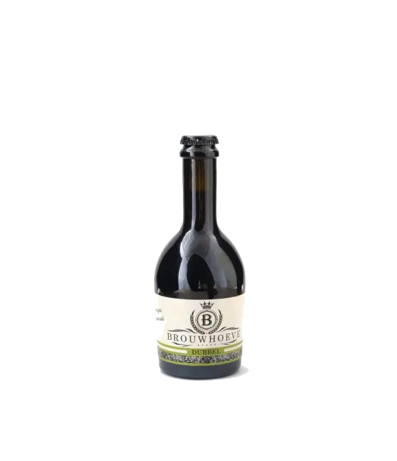 Brouwhoeve Bier Dubbel, fles bij slijterij t Bockje in Bathmen