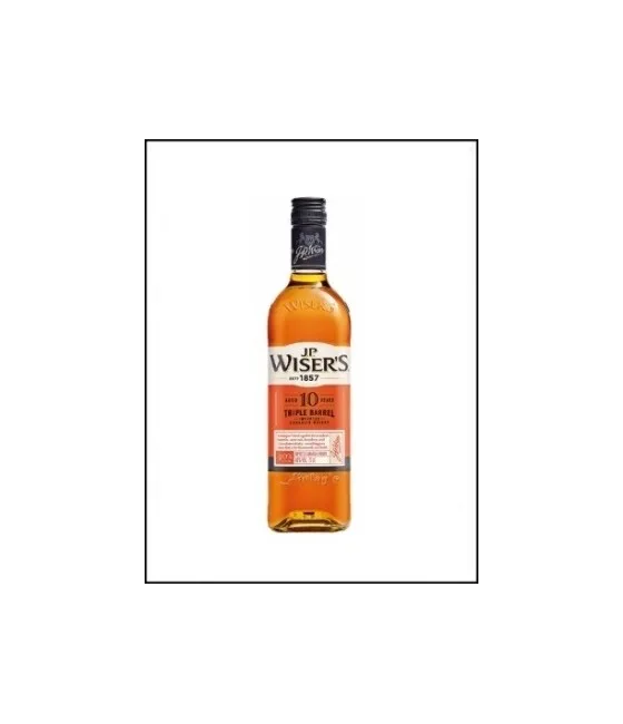J.P. Wiser’s 10 Years Old Triple Barrel, fles bij slijterij t Bockje in Bathmen